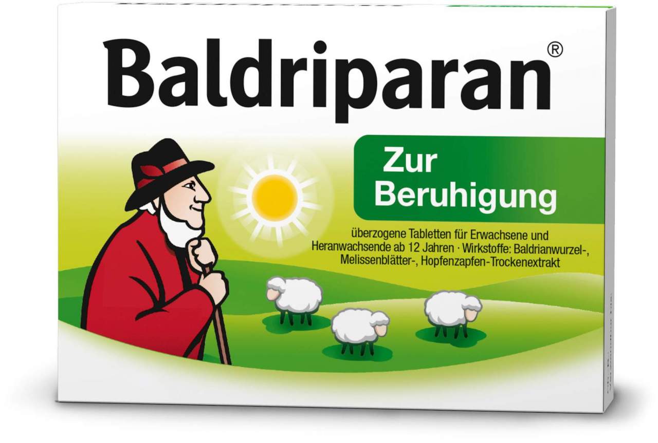 Baldriparan zur Beruhigung 60 überzogene Tabletten