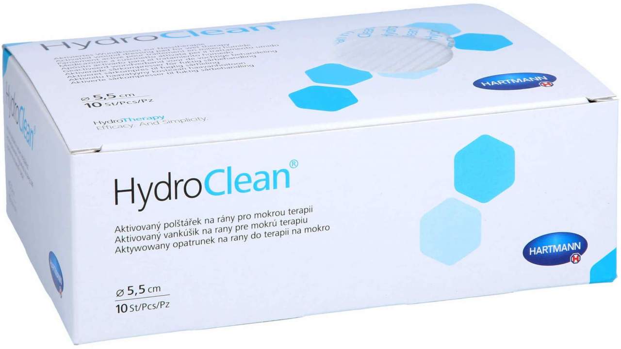 Hydroclean Kompressen 5,5 cm Rund Steril