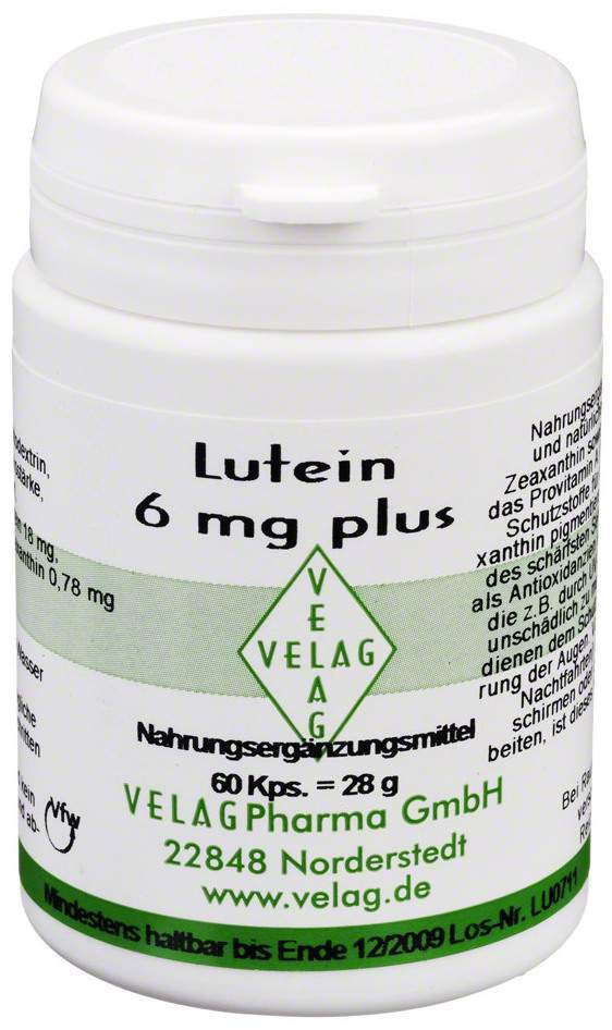 Lutein 6 mg Plus Kapseln