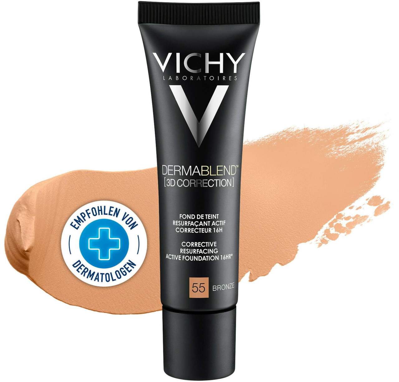 Vichy Dermablend 3d Make-Up 55 Bronze 30 ml Creme