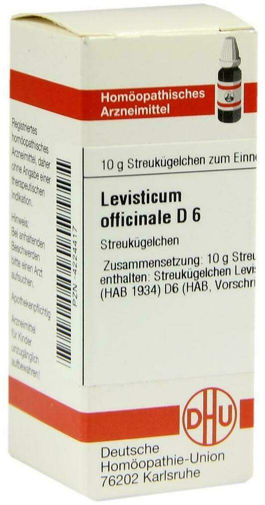 Dhu Levisticum Officinalis D6 10 G Globuli