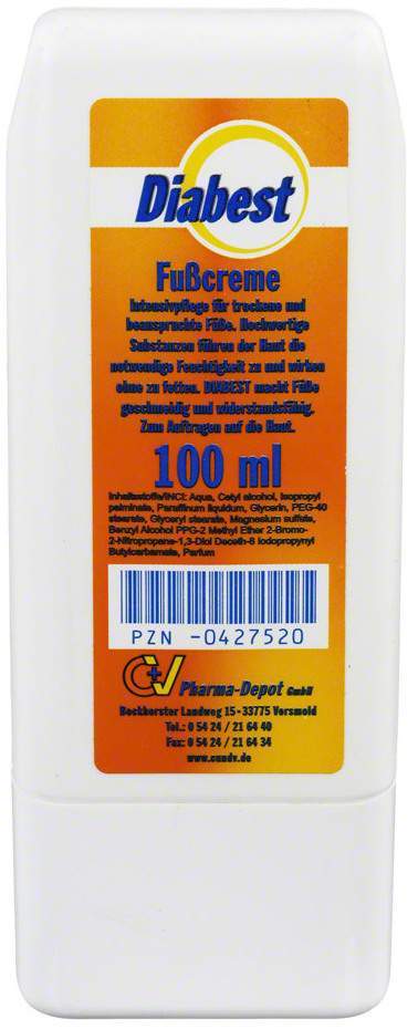 Diabest Fußcreme - Bei Diabetes