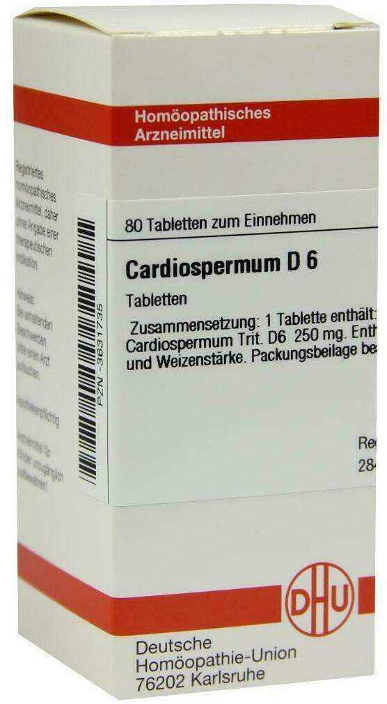 Dhu Cardiospermum D6 80 Tabletten