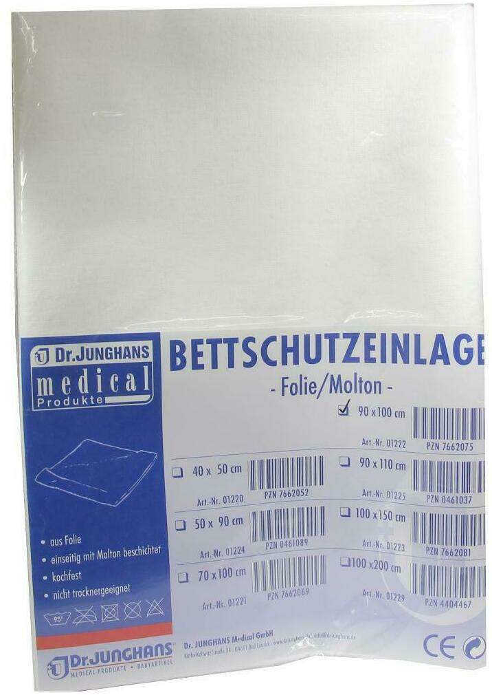 Bettschutzeinlage 90x100cm Folie Molton
