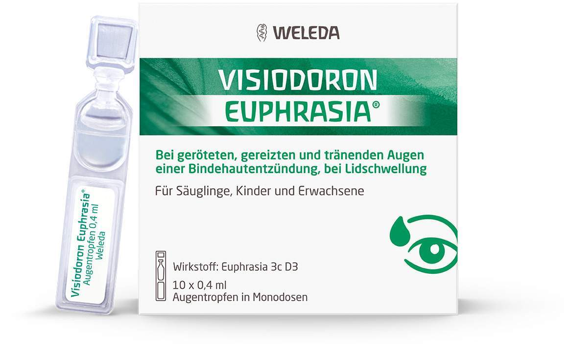 Weleda Visiodoron Euphrasia Augentropfen 10 X 0,4 ml
