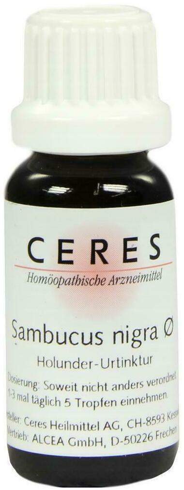 Ceres Sambucus Nigra Urtinktur 20 ml Tropfen