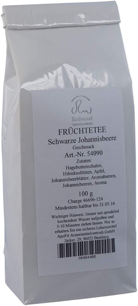 Schwarze Johannisbeere Früchtetee Aromatisiert