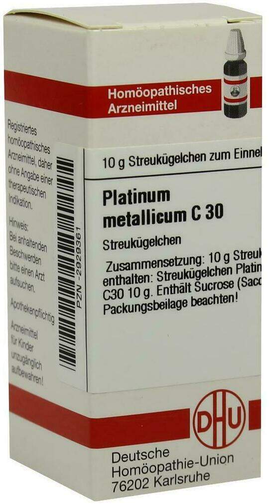 Dhu Platinum Metallicum C30 Globuli