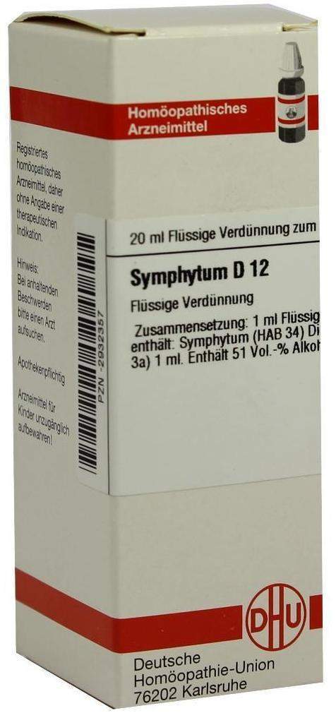 Dhu Symphytum D12 20 ml Dilution
