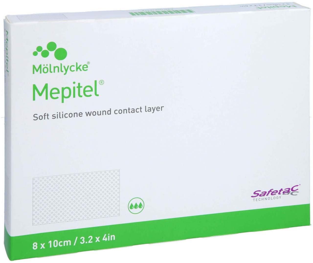 Mepitel Silikon Netzverband 8x10 cm Steril