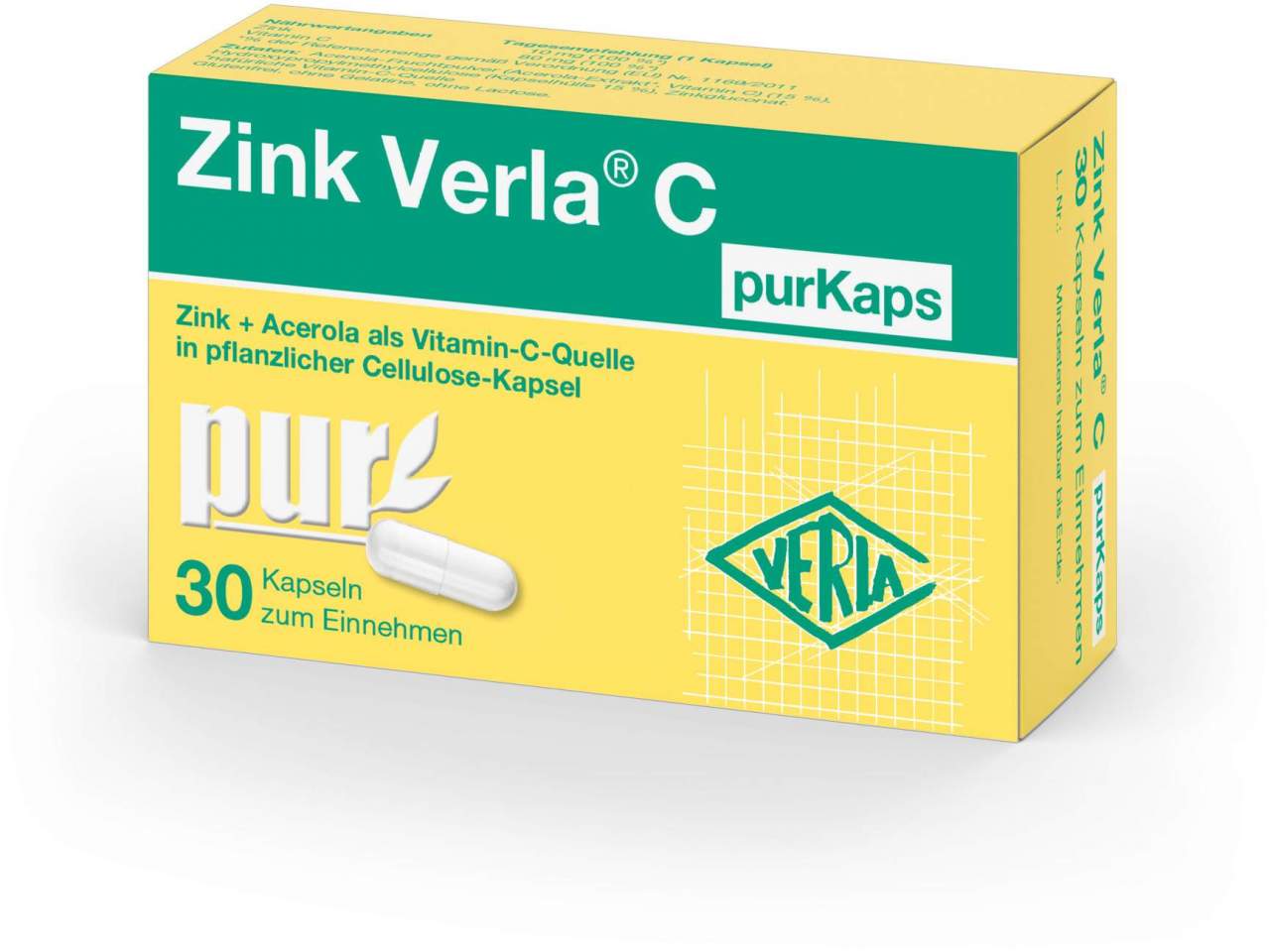 Zink Verla C Purkaps 30 Kapseln