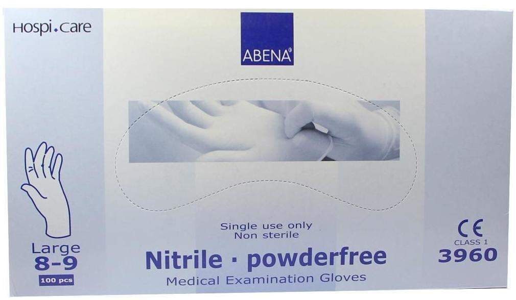 Nitril Handschuhe Ungepudert Large 100 Handschuhe