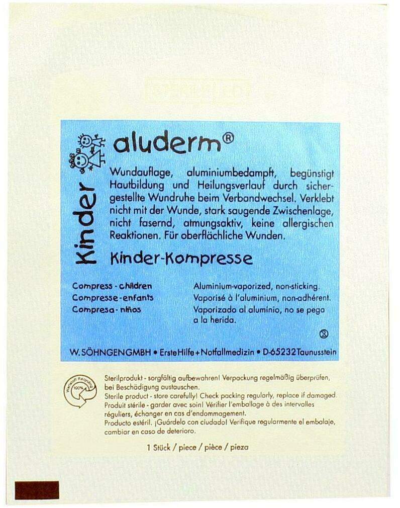 Aluderm Kinder Kompressen 6x6cm