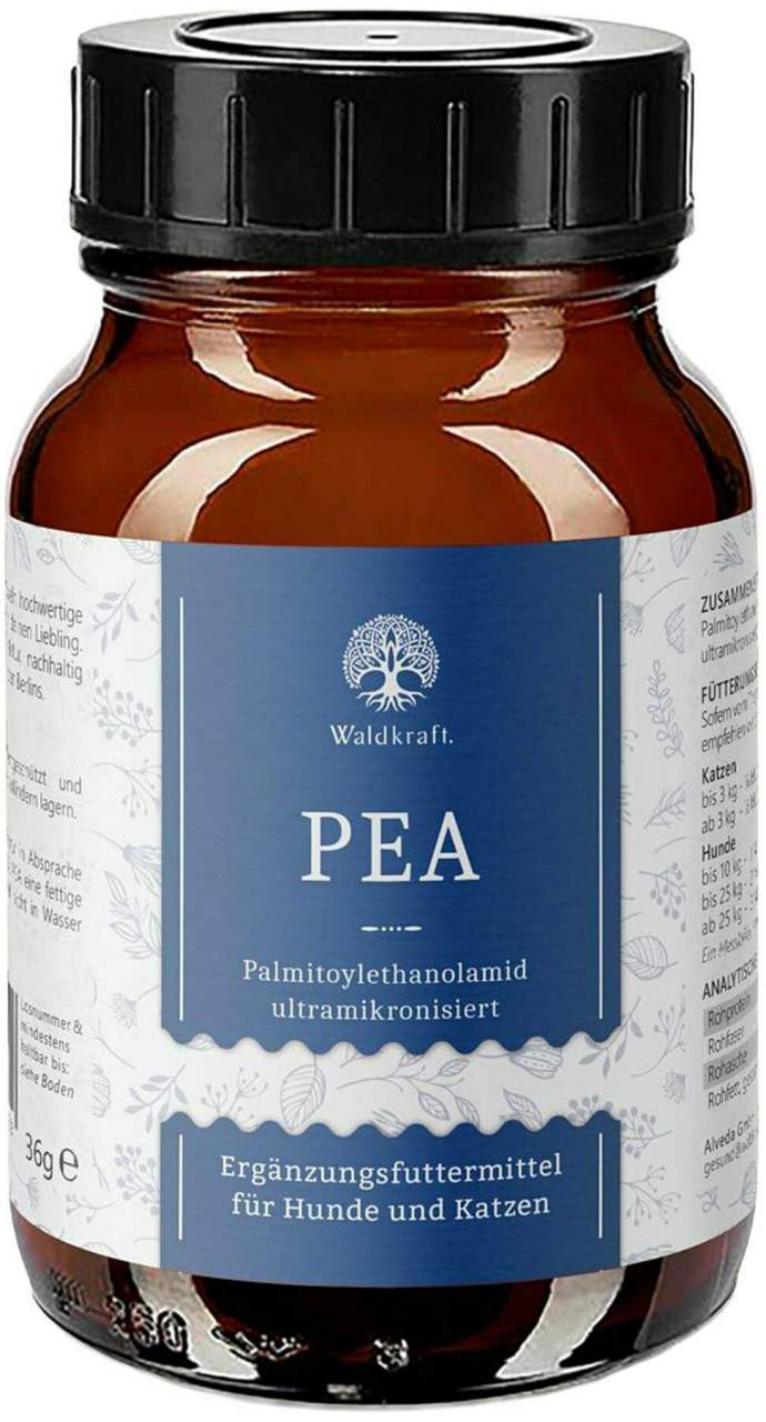 Pea Palmitoylethanolamid reines 36 g Pulver für Hunde und Katzen
