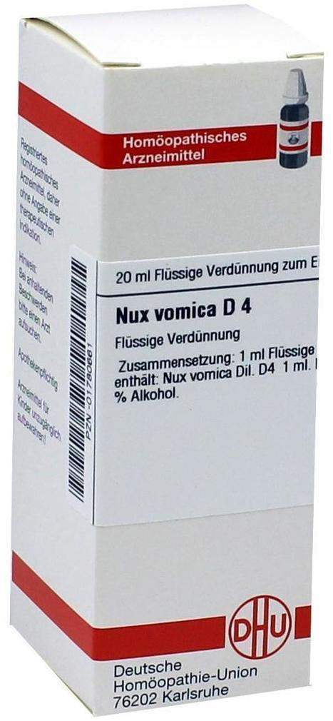 Dhu Nux Vomica D4 20 ml Dilution