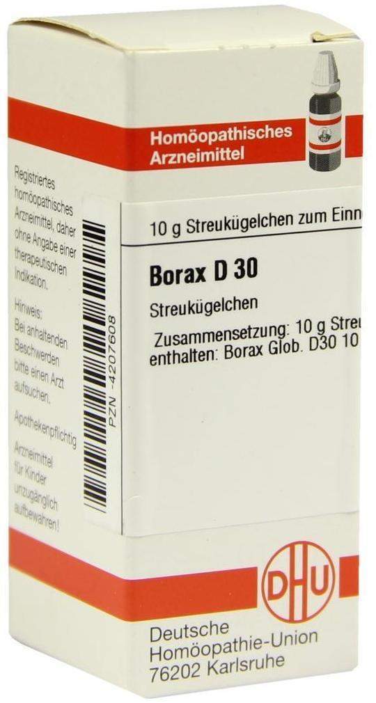 Dhu Borax D30 10 G Globuli