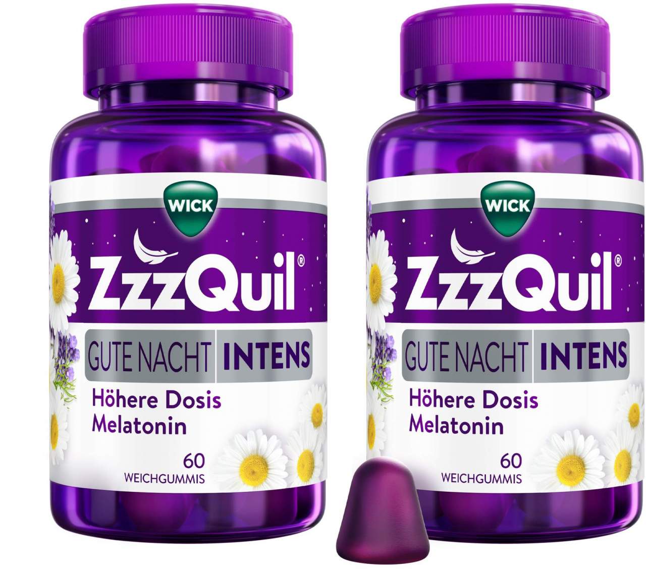 WICK ZzzQuil Gute Nacht Intens 2 x 60 Stück
