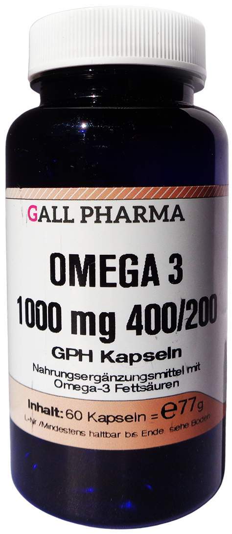 Omega-3 1000 mg 400-200 Gph 60 Kapseln