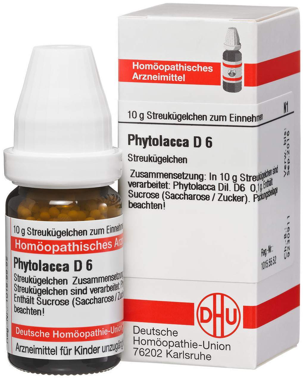 Dhu Phytolacca D6 10 G Globuli