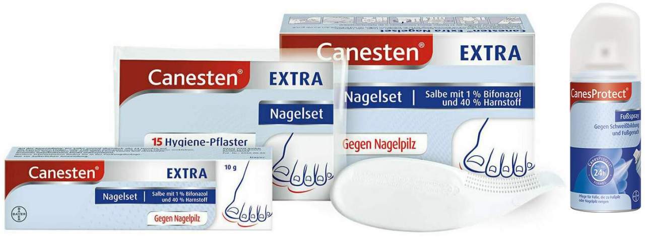 Canesten Extra Nagelset 1 Stück + CanesProtect Fußspray 150 ml