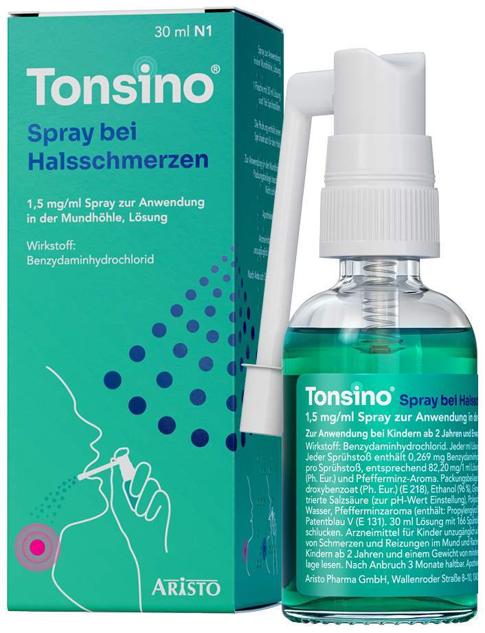 Tonsino Spray bei Halsschmerzen 30 ml