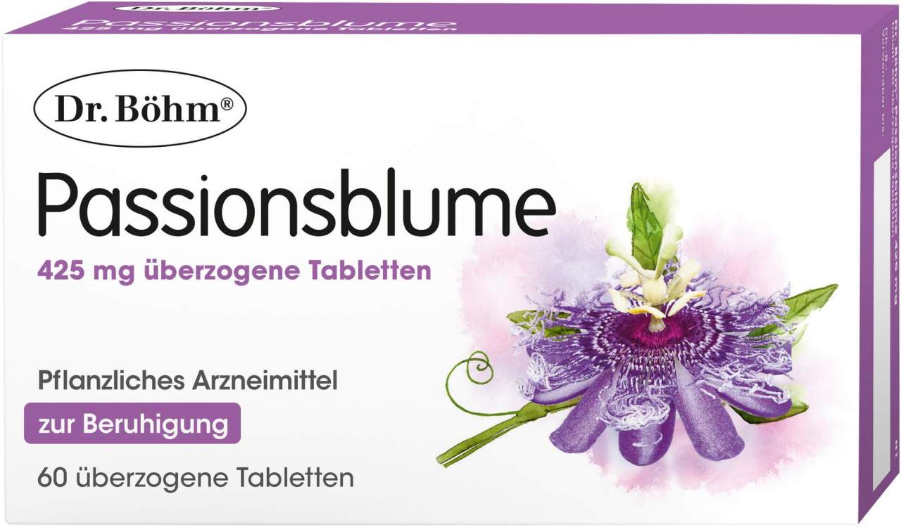 Böhm Passionsblume 425 mg 60 Überzogene Tabletten