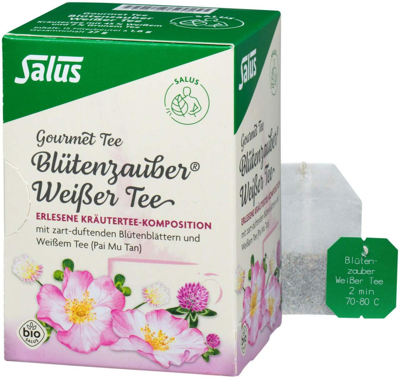 Weißer Tee Blütenzauber Salus 15 Filterbeutel