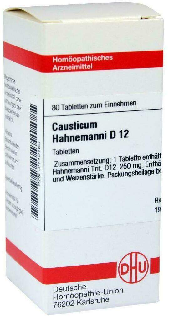 Dhu Causticum Hahnemanni D12 80 Tabletten