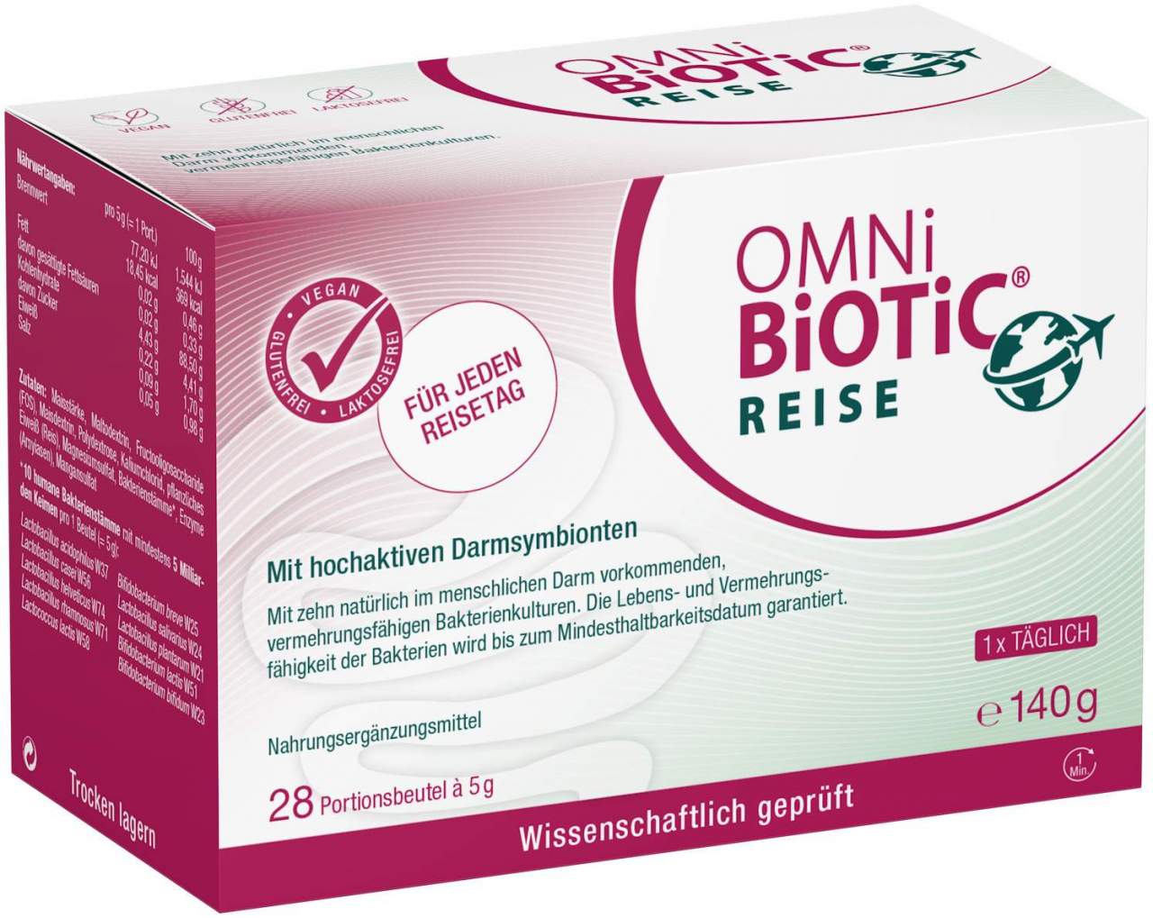 Omni Biotic Reise 28 X 5 G Pulver