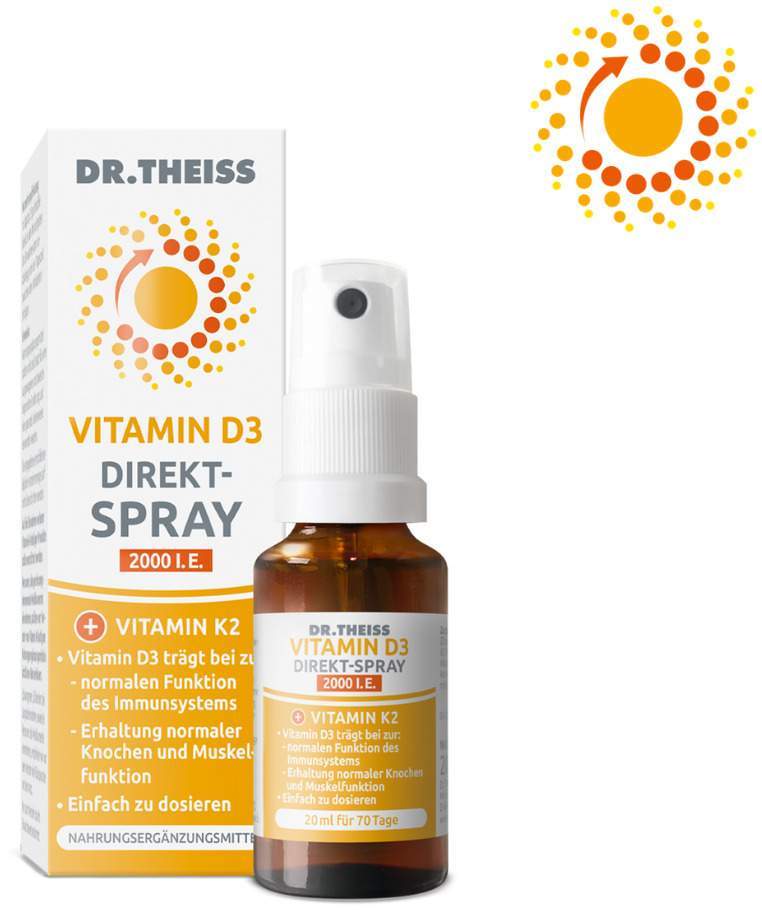 Dr. Theiss Vitamin D3 Direkt-Spray 2000 I.E.