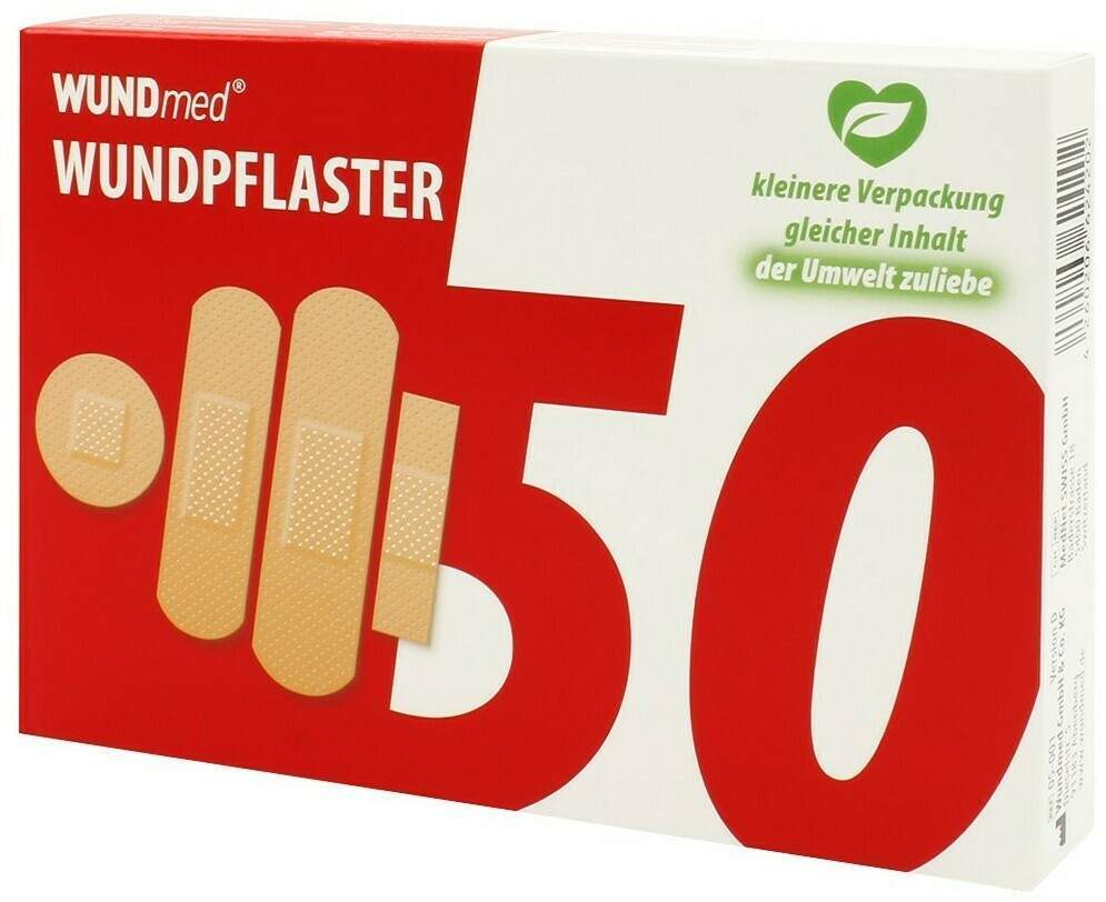 Wundpflaster 4 Größen 50 Stück