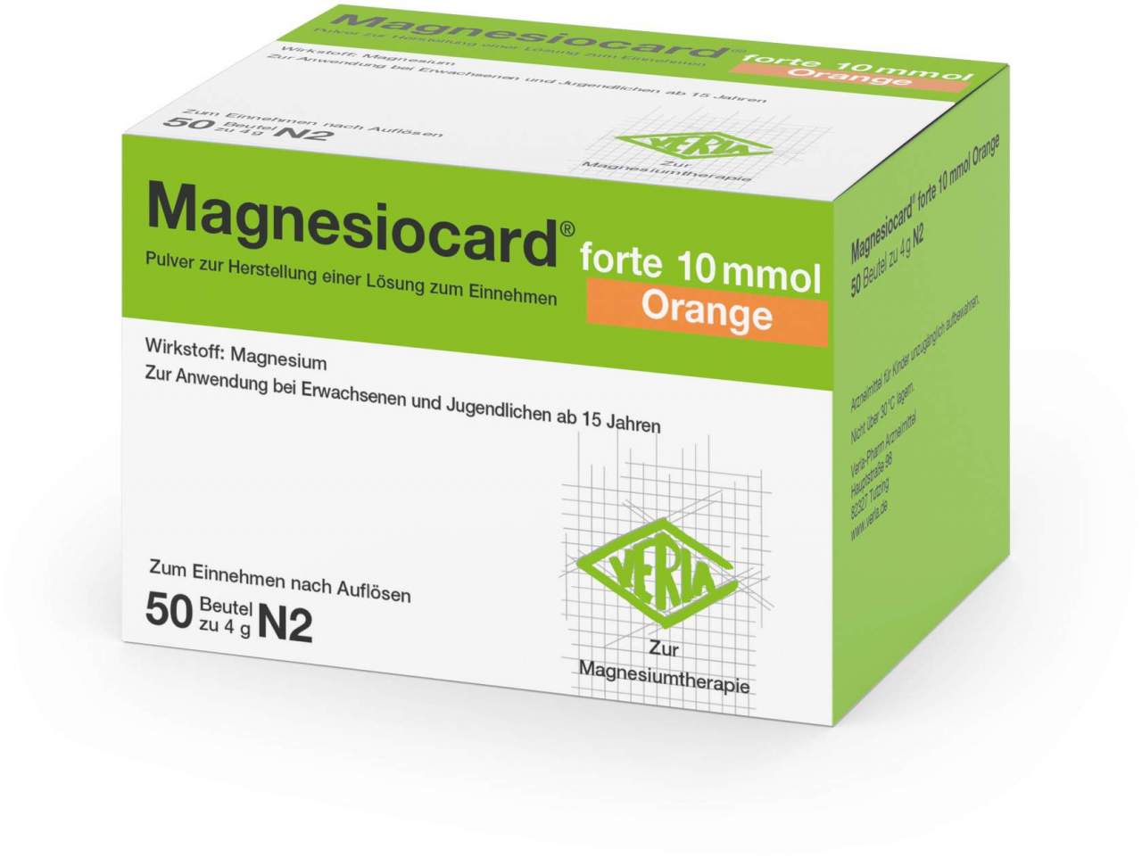 Magnesiocard Forte 10 Mmol Orange 50 Beutel