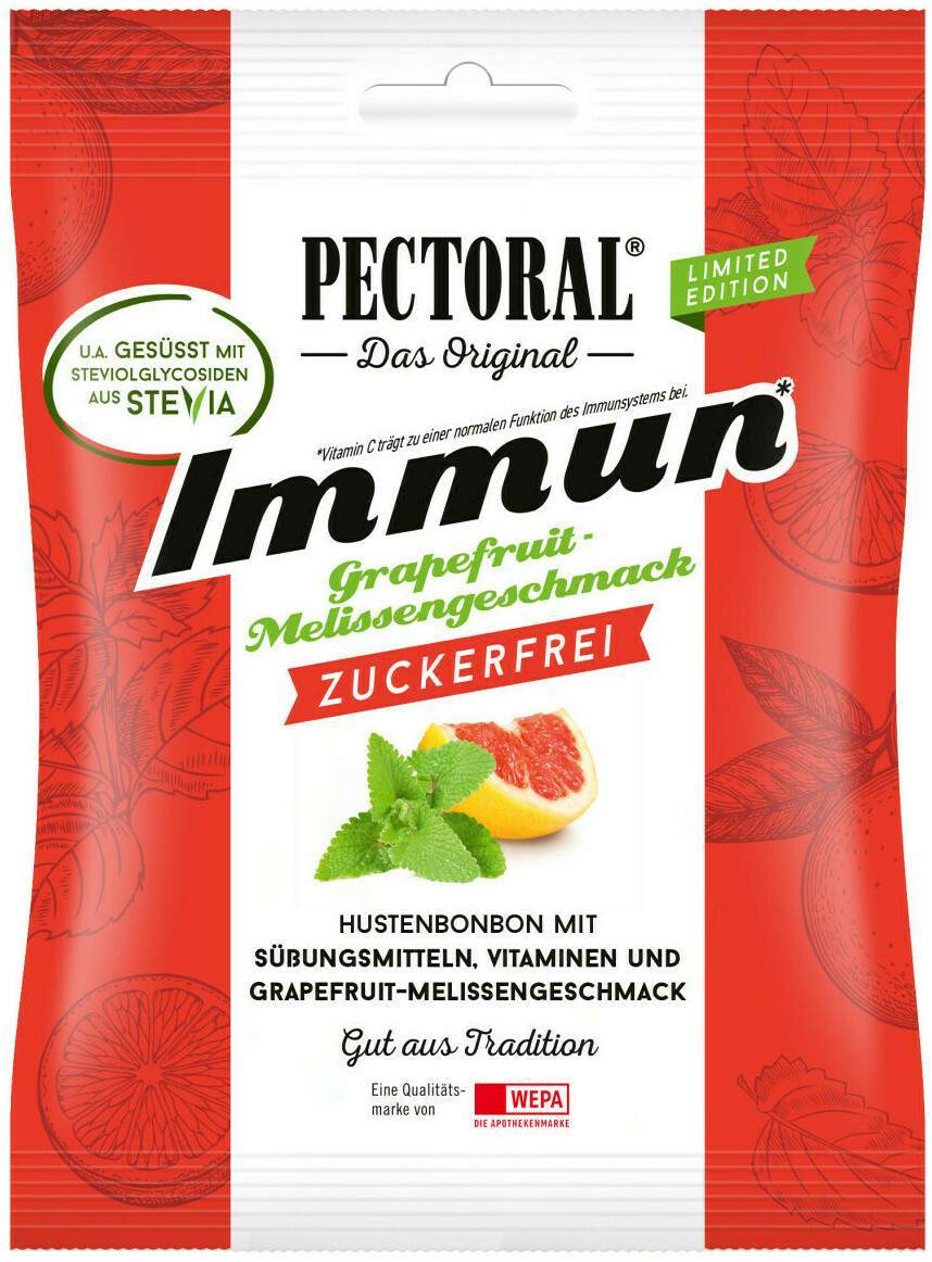 Pectoral Immun Grapefruit-Melissengeschmack Btl.