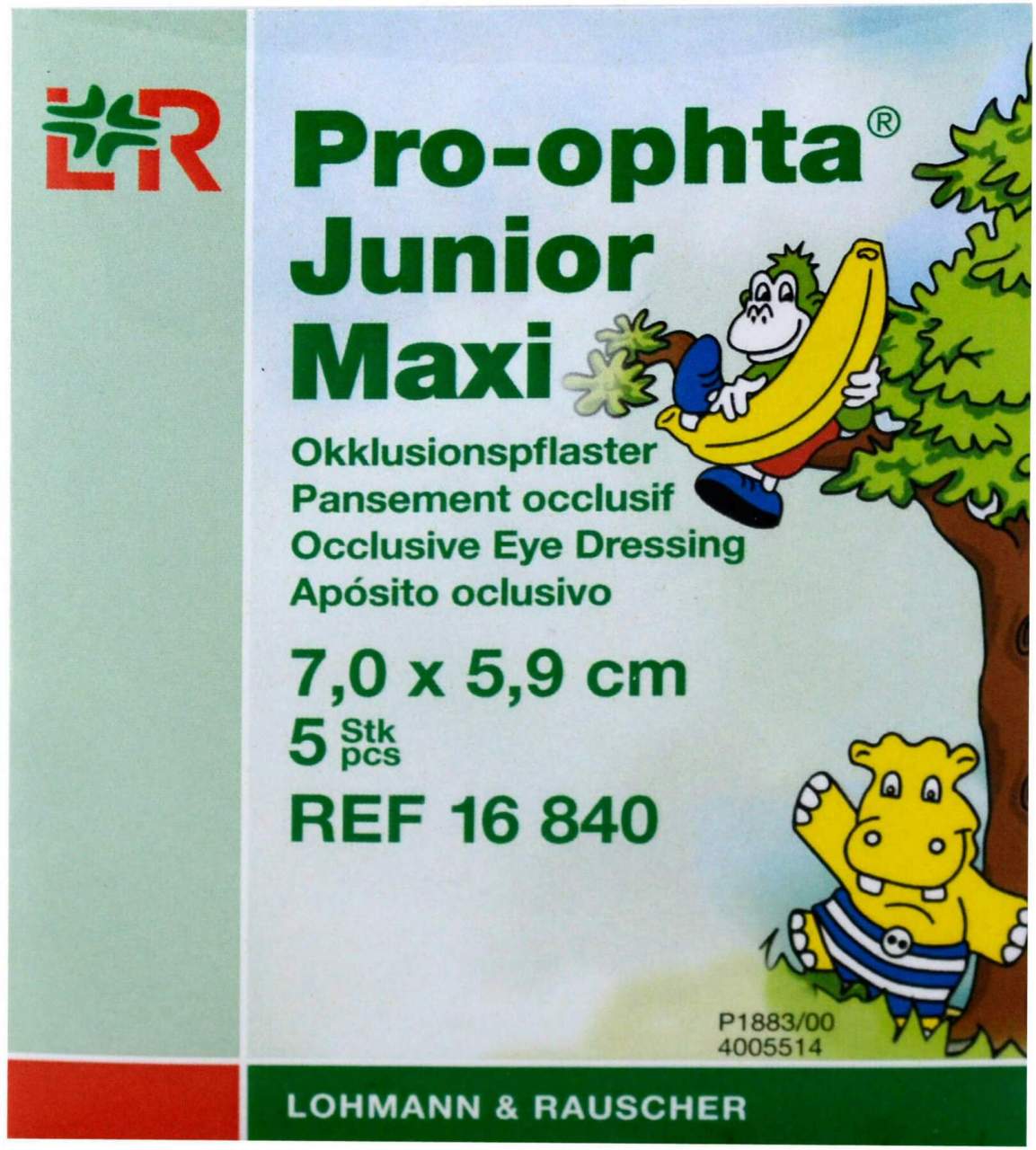 Pro-Ophta Junior Maxi Okklusionspflaster