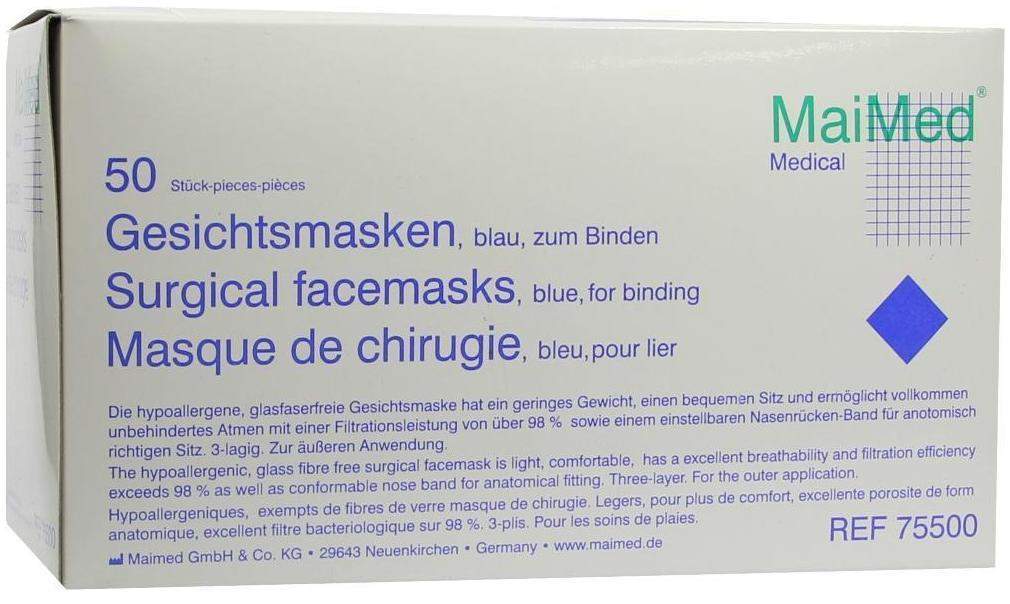 Mundschutz Z.Binden Blau