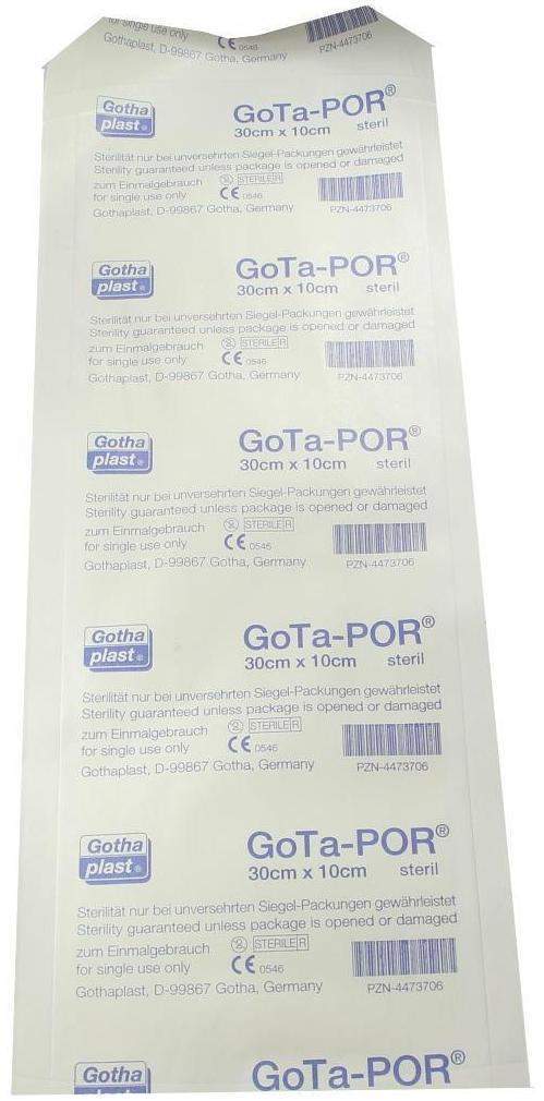 Gota Por 1 Wundpflaster Steril 30 cm X10 cm