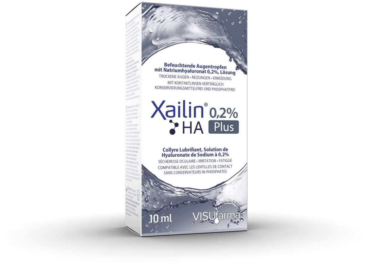 Xailin Ha 0,2 % Plus 10 ml Augentropfen