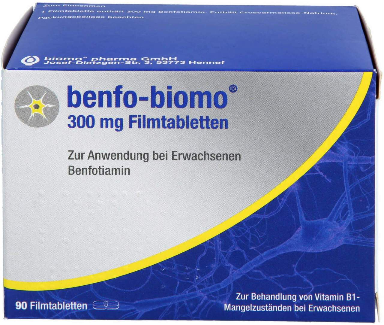 Benfo-Biomo 300 mg Filmtabletten 90 Stück