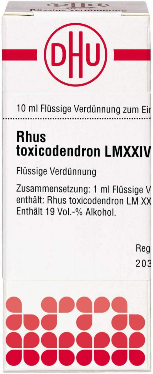 Dhu Rhus Toxicodendron Lmxxiv Dilution 10 ml