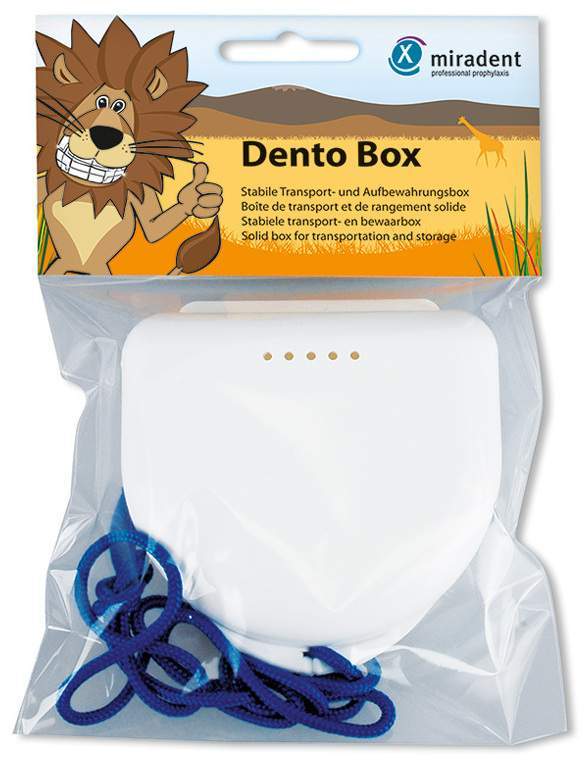 Miradent Zahnspangenbox Dento Box Weiß 1 Stück