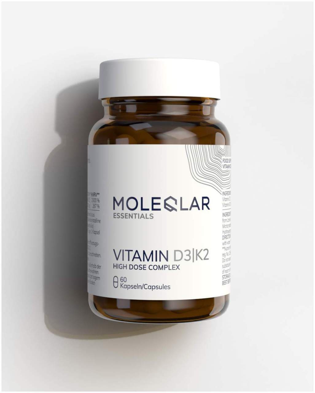 MoleQlar Vitamin D3K2 5000 I.E.60 Kapseln