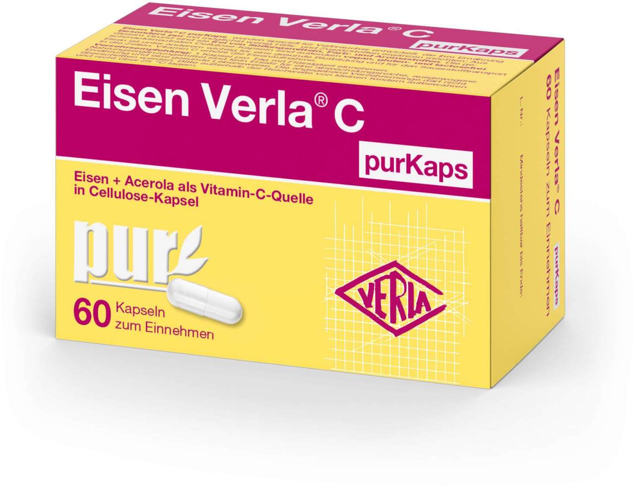 Eisen Verla C purKaps 60 Kapseln