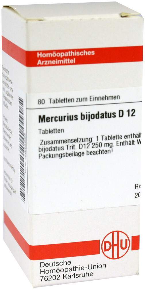 Dhu Mercurius Bijodatus D12 Tabletten