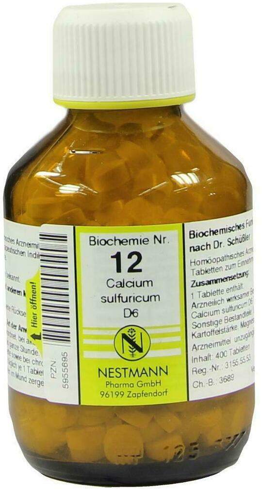 Biochemie 12 Calcium Sulfuricum D 6 400 Tabletten