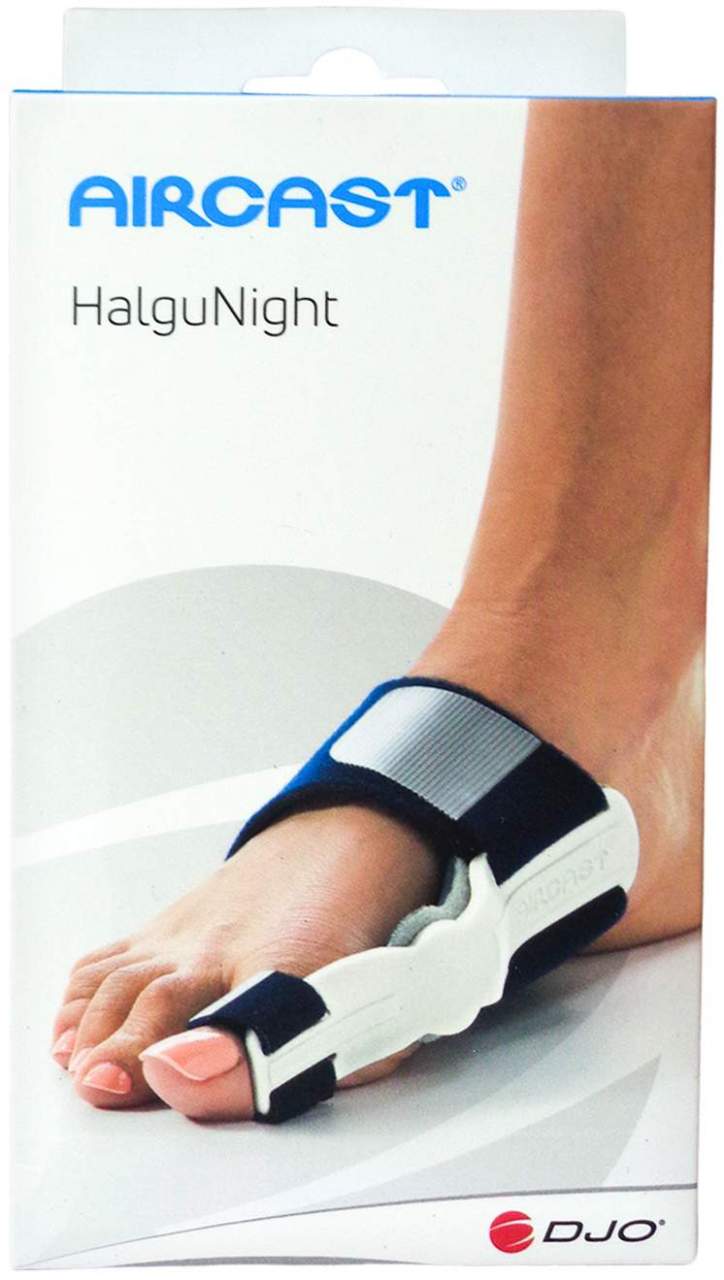 Aircast Halgunight Hallux-Valgus Orthese Gr.M Weiß 1 Stück