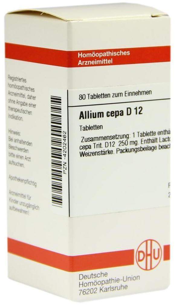 Dhu Allium Cepa D12 80 Tabletten