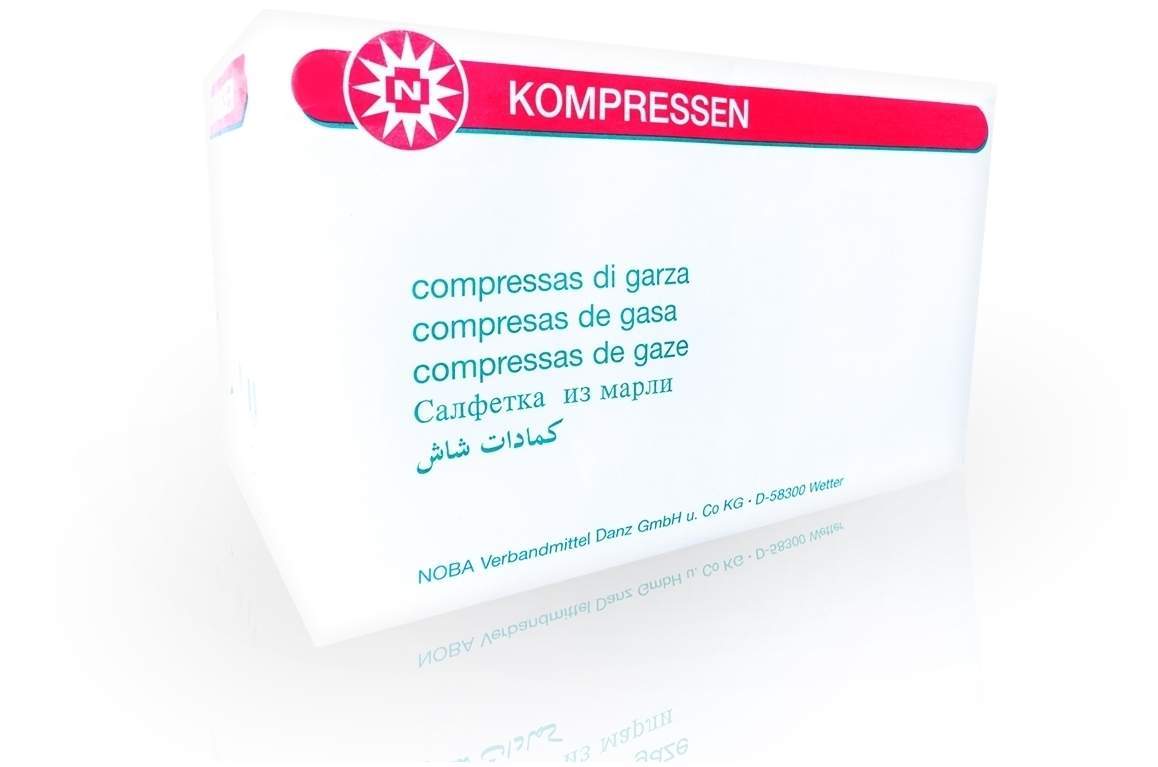 Mullkompressen 10x20cm 8-Fach Unsteril