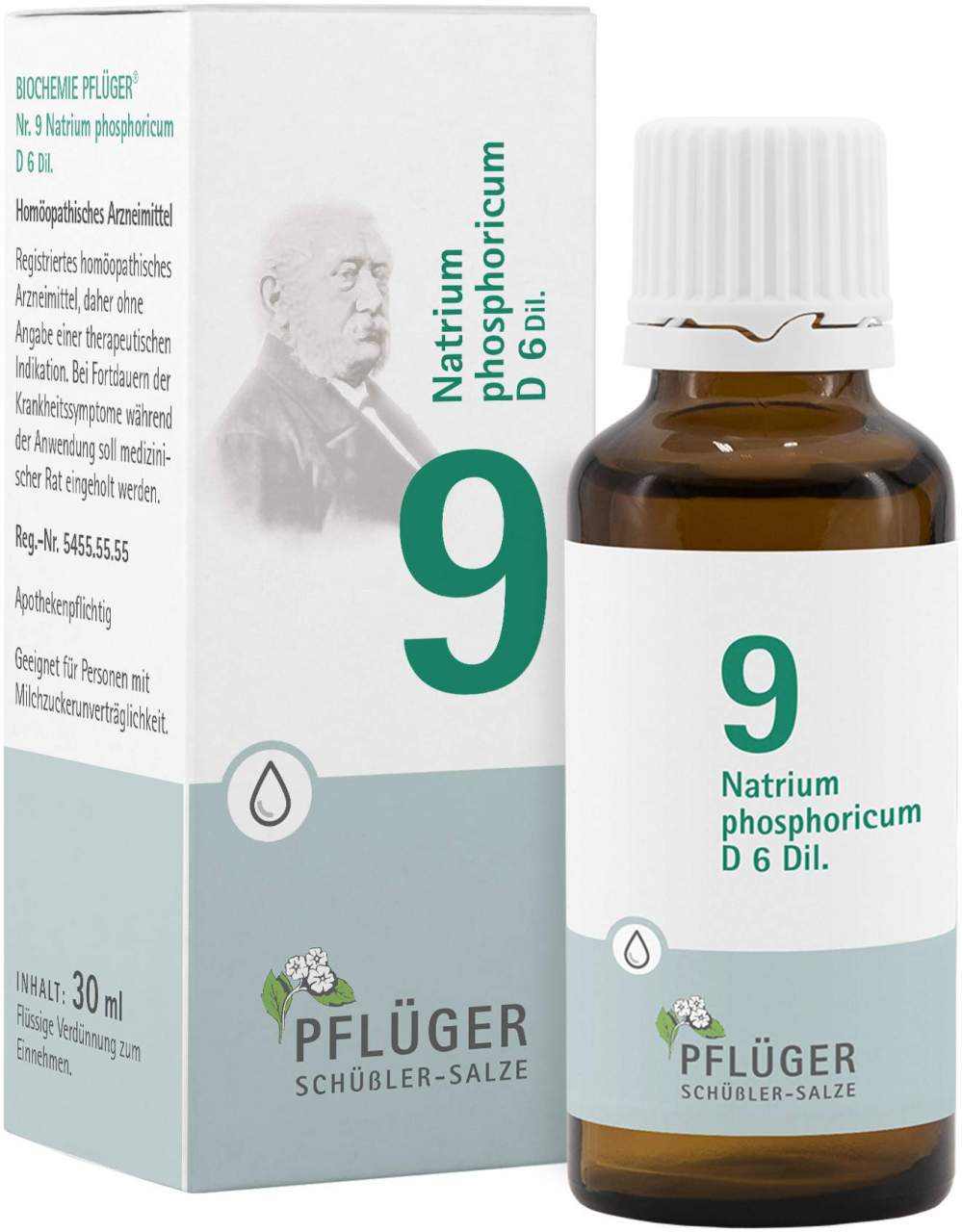 Biochemie Pflüger 9 Natrium Phosphoricum D6 30 ml Tropfen