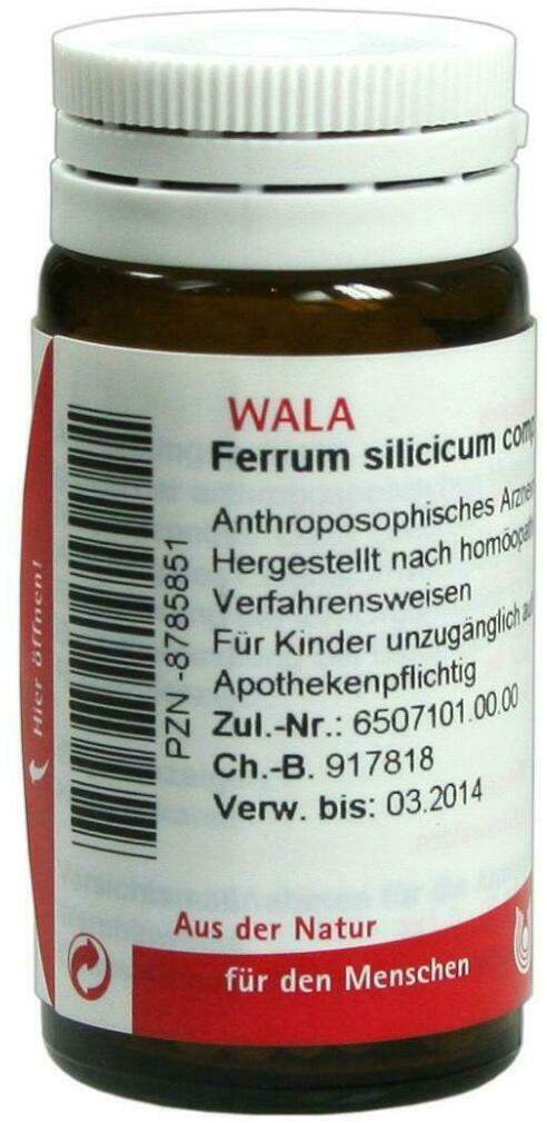 Wala Ferrum Silicium Comp. 20 G Globuli