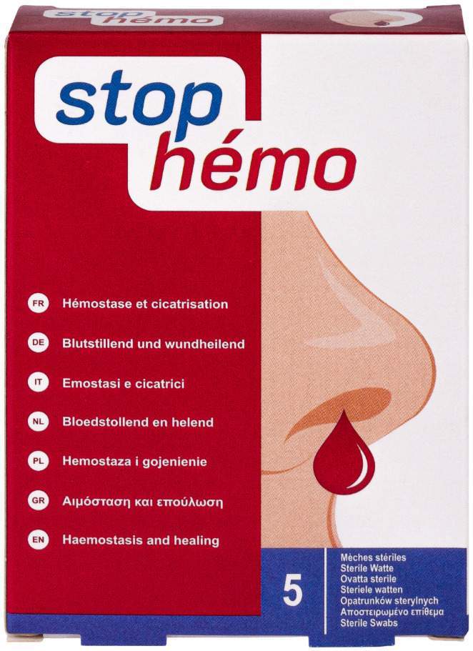 Stop Hemo Blutstillende Watte 5 Stück